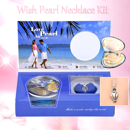 DIY Lucky Wish Pearl Necklace